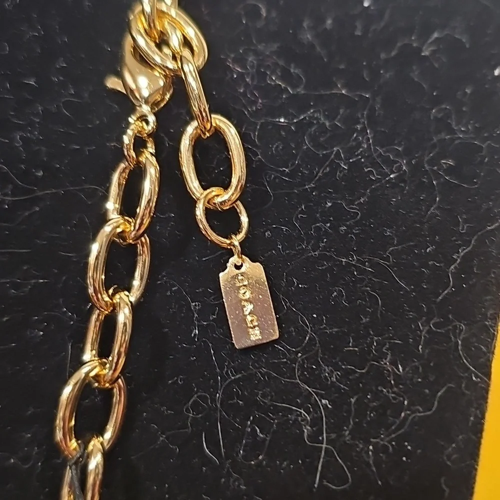 Coach Chunky Signature Necklace NIB/NWT